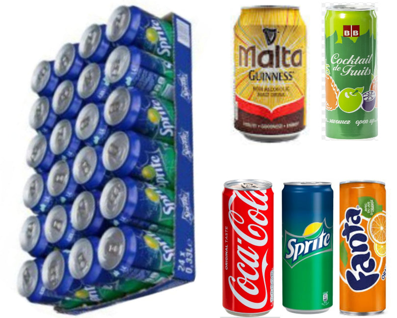 Cannettes de boissons sucreries ,carton de 24 – pimpimexpress